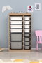 Hanah Home Montana Xs 2D4N8U - Blanco y Gris Sonomo